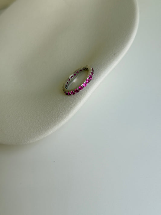 Eternity zirconi fucsia