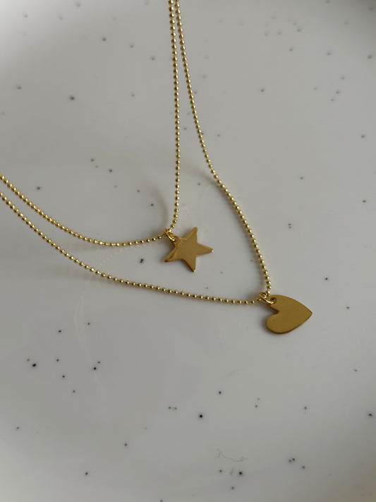 Collana semplice con charm
