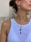 Collana cuore sacro in argento 925 con cuore sacro in ceramica stupenda e inimitabile